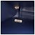 Vanity Pochette de toilette Chanel Blue Medium Tricolor Jersey CC Filigree Bleu Bleu Marine - vue 6