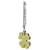 Hermès Green Sterling Silver and Chevre Lucky Four Leaf Clover Bag Charm Golden  - view 3
