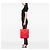 Tote pieghevole Gucci Red GG Nylon Teddy Bear Rosso - vista 6