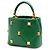 Borsa Valentino Green Small Nappa Roman Stud The Handle Verde - vista 2