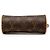 Louis Vuitton Brown Monogram Papillon Pochette Marrone - vista 3