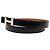 Cintura reversibile Hermès Constance H in pelle Swift ed Epsom nera Nero - vista 2