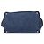 Borsa Prada Blue Large Denim Canapa Logo - vista 3