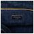 Borsa Prada Blue Large Denim Canapa Logo - vista 5