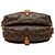 Louis Vuitton Marrone Monogram Saumur 25 - vista 3