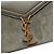 Borsa Saint Laurent Cassandra con chiusura monogramma in scamosciato marrone e pelle di vitello Cachi - vista 5