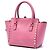 Valentino Pink Mini Leder Rockstud Double Handle Tote - Ansicht 2