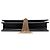 Portafoglio con catena Kate Monogram in pelle di vitello liscia nera Saint Laurent Nero - vista 3
