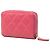 Monedero Chanel Pink CC acolchado Caviar con cremallera Rosa - vista 2
