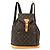 Louis Vuitton Vintage Montsouris Monogram Canvas GM Marrone