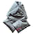 Sciarpa Prada Sport Nylon Imbottito Acciaio Grigio
