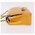 Chanel Timeless - Classic Double Flap Quilted Patent Small Giallo - vista 4