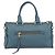 Bolsa Satchel Conversível com Zíper Frontal Prada Vitello Phenix Medium Azul - vista 2