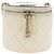 Mini Vanity Case Chanel CC con catena in agnello trapuntato Bianco