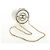 Mini Vanity Case Chanel CC con catena in agnello trapuntato Bianco - vista 7