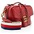Borsa Gucci Matelasse Leather GG Marmont Zip Around Top Handle Rosso - vista 2