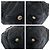 Borsa Tote Chanel Vintage in nylon/pelle Nero - vista 3