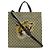 Gucci GG Supreme Tiger 2WAY Tote Tasche Braun Beige