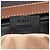 Padlock Mini tracolla Gucci GG Supreme in pelle con lucchetto Marrone Beige - vista 6