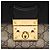Padlock Mini tracolla Gucci GG Supreme in pelle con lucchetto Marrone Beige - vista 9