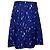 Falda midi evasé estampada en seda azul Balenciaga