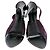Décolleté con plateau e cinturini incrociati Giuseppe Zanotti in scamosciato bordeaux - vista 8