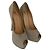 Giuseppe Zanotti Sharon Platform Pumps in Beige Suede - view 5