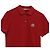 Polo de piqué de algodón con parche del logotipo Moncler, rojo Roja - vista 2