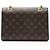 Borsa Victoire Chain in tela Monogram Louis Vuitton Marrone - vista 3