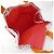Hermès Borsa Petit Chartier in tela Hermes Rosso - vista 7