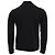Hugo Boss Felpa Boss Shepherd con zip frontale in cotone nero - vista 4