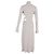 Abito midi con cut-out Victoria Beckham in viscosa Bone - vista 3