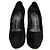Décolleté con plateau a punta tonda in scamosciato nero Giuseppe Zanotti - vista 2
