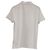 Polo in piqué di cotone bianco con patch logo Moncler - vista 3