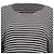 Maison Martin Margiela Gestreifter Pullover aus Navy Blue Baumwolle Python drucken - Ansicht 2