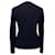 Apc A.P.C. Strickpullover mit Rundhalsausschnitt aus Navy Blue Merinowolle Blau Marineblau - Ansicht 2