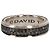 Anello a due file Streamline di David Yurman con diamanti neri in metallo argentato Argento Metallico - vista 2