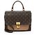 Messenger Marignan in tela Monogram Louis Vuitton Marrone Beige