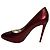 Décolleté con rilievo Dolce & Gabbana in pelle rossa Rosso - vista 3