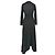 Ba&sh Brady Midi-Kleid aus schwarzer Polyamid - Ansicht 3