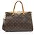 Borsa Pallas in Canvas Monogram Louis Vuitton Marrone Beige