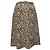 Falda midi Altuzarra con estampado de leopardo en seda beige - vista 4