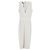 Vestido midi de malha Balmain com decote profundo em viscose branca Branco Cru