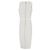 Vestido midi de malha Balmain com decote profundo em viscose branca Branco Cru - vista 2