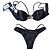 David Koma Conjunto de Bikini Negro con Flor
