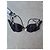 David Koma Conjunto de Bikini Negro con Flor - vista 7
