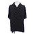 Céline Camicia a maniche corte CELINE con stampa Micro Triomphe Nero