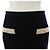 Timeless Gonna Chanel 100 per cento cashmere Nero Beige - vista 6