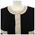Timeless Tejidos de cachemira Chanel Negro Beige - vista 6