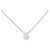 Autre Marque Collana di Diamanti Pt900 Pt850 Argento
